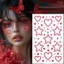 Nhãn dán mặt nơ đầy màu sắc - Miếng dán trang phục tiệc - Bánh ngọt kim cương giả Love - Hình xăm giả hình ngôi sao - Đề can Cosplay - Tự dính, Chống thấm nước - Trang trí nghệ thuật DIY