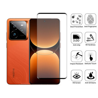 Gt 7 Pro 2 trong 1 Kính Cường Lực Bảo Vệ Màn Hình Cho Realme GT7 GT6 T 5G 9D Kính Bảo Vệ Phim & Ống Kính Máy Ảnh
