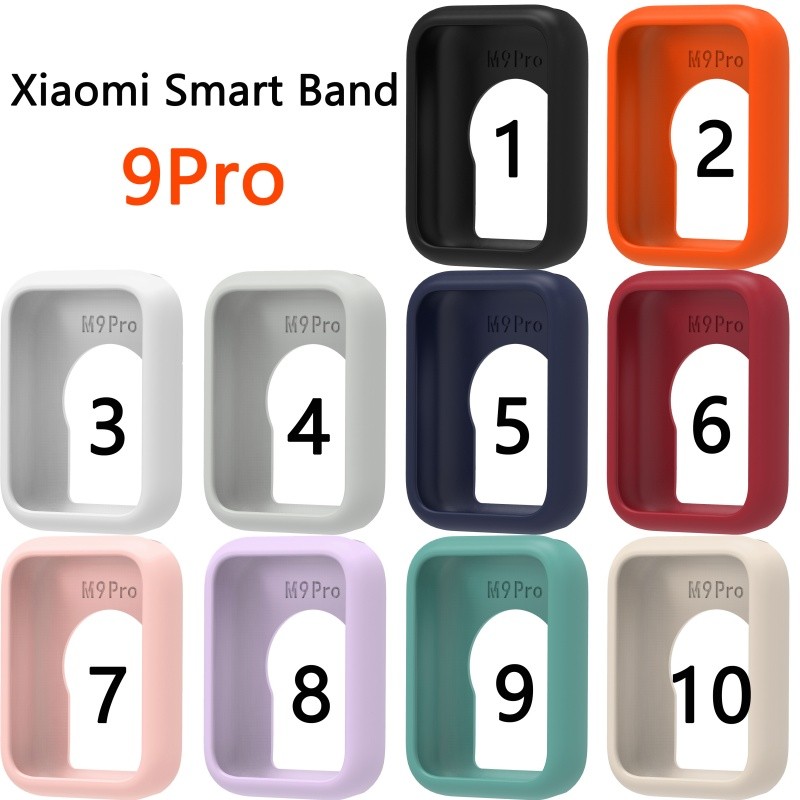 Ốp lưng Xiaomi Smart Band 8 9 Pro cho Xiaomi Smart Band8 Band9 Pro silicon mềm bảo vệ 8Pro 9Pro