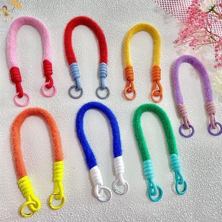 [Gou] Móc Khóa Dây Sang Trọng Sáng Tạo Cho Ốp Lưng Điện Thoại Nữ Chống Mất Dây Thắt Nút Dây Xích Chìa Khóa Ô Tô Tự Làm Phụ Kiện Móc Khóa Thời Trang VN