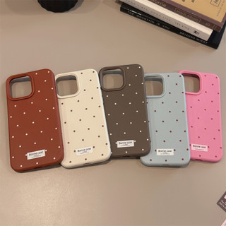 Ốp Điện Thoại Đơn Giản Chấm Trơn Cho IPhone 16 15 15pro Max 13 Mini 14 14pro 14max 12 11 Pro Max IX XR SE2 Plus Bìa Mềm