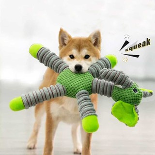 Indestructible Large Dog Sound Squeaky Toys Pet Soft Chew Molar Training Toy
