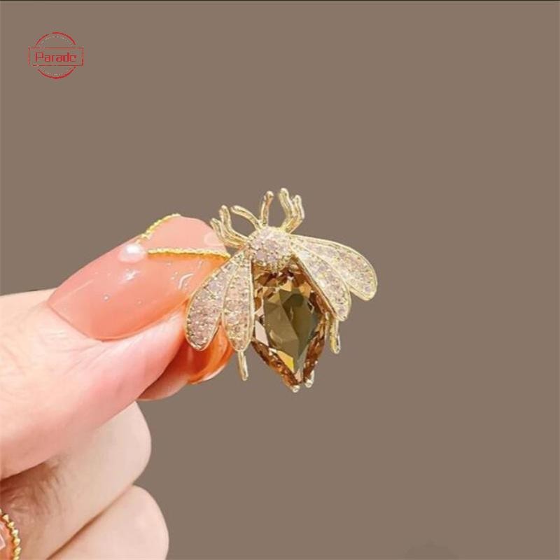 Diễu Hành Thời Trang Kim Cương Giả Hình Ong Trâm Cài Cho Nữ Quần Áo Áo Áo Trang Sức Phụ Kiện Quà Tặng VN