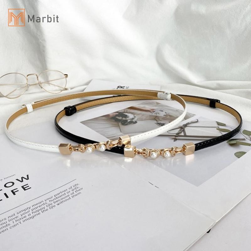 Marbit Nữ Có Thể Điều Chỉnh Thắt Lưng Mỏng Cho Nữ Thời Trang Thiết Kế Phong Cách Skinny Áo Khoác Đầm Thắt Lưng Nữ Mới