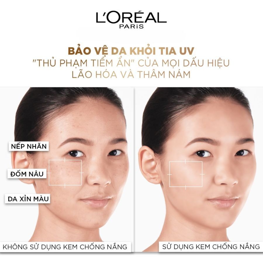 Kem Chống Nắng Loreal Paris UV Defender Serum Invisible Fluid Mỏng Nhẹ 50ml