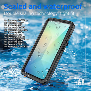 ốp lưng chống nước S26 ULTRA IP68 cho Samsung S25 Ultra S24 ốp lưng s25 fe S23 Plus Bảo vệ toàn diện Vỏ điện thoại lặn dưới nước