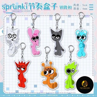 Sprunki Q Phiên Bản Keychain Sinh Viên Ba Lô Mặt Dây Chuyền Phụ Kiện Quà Tặng Cho Bạn Bè Vui