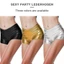 Pealike Nữ Giả Da Booty Quần Short Disco Raves Giữa Eo Sáng Quần Short Kim Loại
