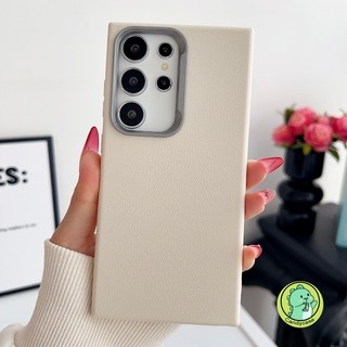 Ốp Điện Thoại Da Giả Cho Tecno Camon 30 30s 20 Pro 16S 15 Air 12 Spark Go 2025 2024 2023 2022 Vỏ Mềm Chống Sốc Kinh Doanh Đơn Giản Dễ Thương