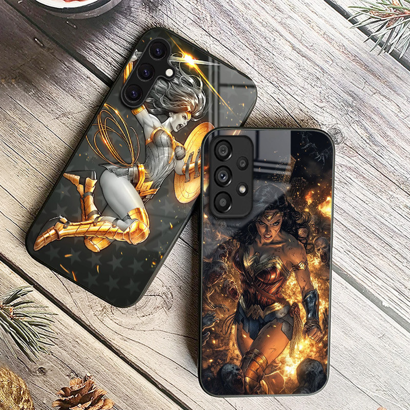 Ốp Điện Thoại Kính Cường Lực Wonder Woman 09 Cho Samsung Galaxy A11 A14 A20 A30 A22 A32 A33 A34 A40 A42 A51 4G A52 A53 A54 A70 A71 A72 A73 5G