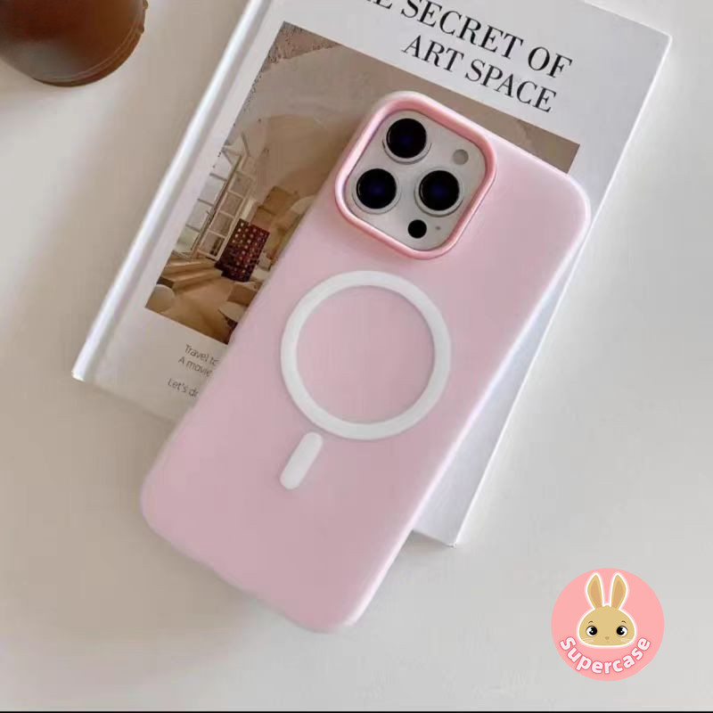 Ốp Điện Thoại Từ Tính Màu Kẹo Cho Honor 300 200 Pro Smart 100 Pro 90 Lite 80 70 60 50 SE Pro 5G 4G Vỏ Mềm Chống Sốc 2 Trong 1