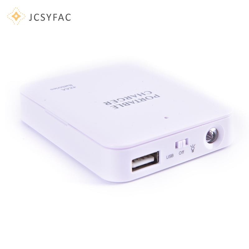JCSYFAC Pin AA 4 Khe Cắm USB Ngoài Sạc AA Hộp Sạc Mới