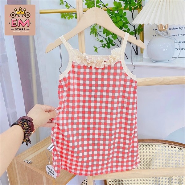 Váy hai dây bèo bé gái 5-16kg