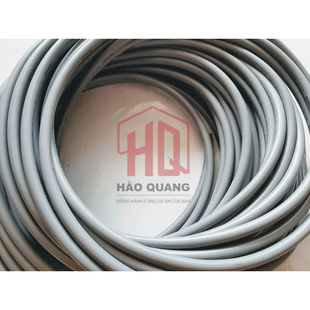 (Mét) Dây Điện Daphaco 3PA 3x2.5 Bọc Xám –  Lõi Đồng Cao Cấp