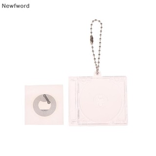 [Newfword] 1 Hộp CD Album Trống Cho DIY Ba Lô Trang Trí Móc Khóa Mặt Dây Chuyền PH