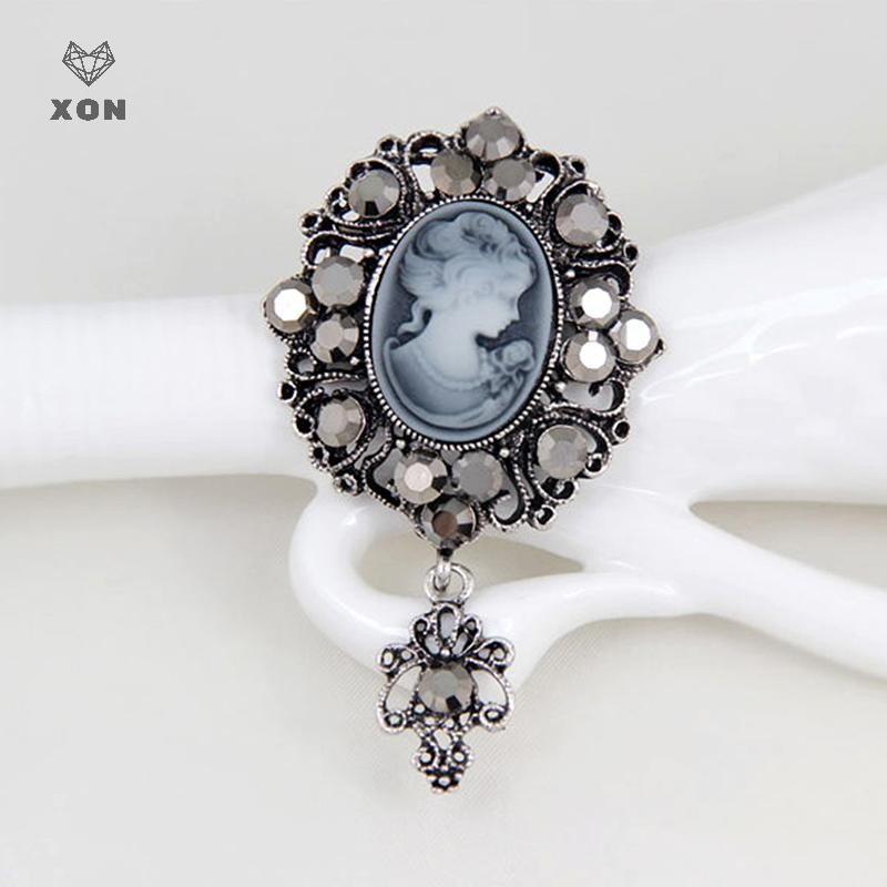 XON Trâm Cài Áo Đính Đá Pha Lê Sang Trọng