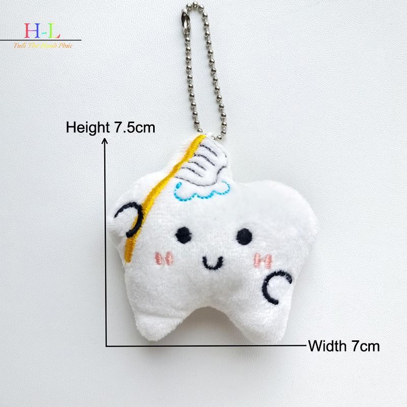 HL Nhà vệ sinh vui nhộn Móc khóa sang trọng Phim hoạt hình Răng cuộn giấy Poop Búp bê nhồi bông Mặt dây chuyền Vòng chìa khóa ô tô Ba lô Túi trang trí Quà tặng trẻ em LMWU