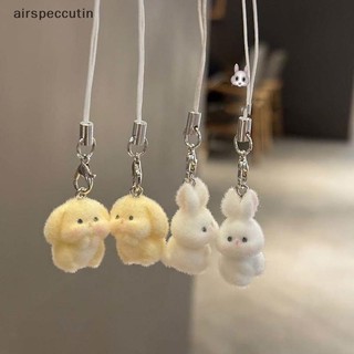 Airspecutin 3D Đổ Xô Động Vật Dễ Thương Mặt Dây Điện Thoại Dây Keycord Charm Móc Chìa Khóa DIY Phụ Kiện Cô Gái Quà Tặng EN