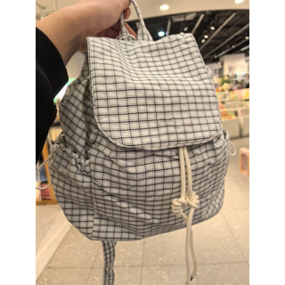2026 Phong Cách Hàn Quốc Nhẹ Nylon Rip-Stop Dây Rút Thời Trang Đi Lại Ba Lô Phù Hợp Với