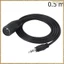 2 Gói Cáp Type-A MIDI sang 3,5 mm 20 Inch, Dây âm thanh