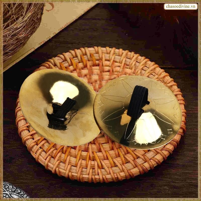 [K O G X] 4 Miếng chũm chọe ngón tay bằng đồng, chũm chọe ngón tay nhỏ để nhảy múa bụng, thiết bị âm nhạc chũm chọe ngón tay