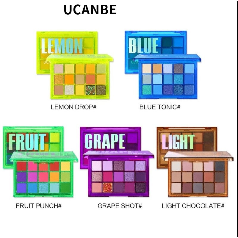 Bảng màu phấn mắt UCANBE hoàn toàn matte nhiều màu FDGZ