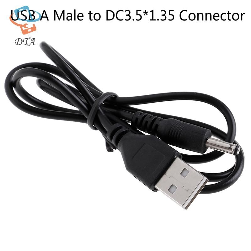 [DTA] 1Pc USB A Nam sang 3.5 * 1.35mm Đầu nối Dây cáp nguồn VN