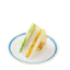 Hàng có sẵn Nhật Bản ULCAP Capsule Toy Milk Tea Shop Gói ăn trưa Trang trí thu nhỏ Menu Sandwich 4EBD