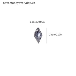 [savemoneyeveryday] 50 Bộ sưu tập kim cương giả pha lê lấp lánh quyến rũ màu sắc hỗn hợp Phụ kiện trang trí móng tay sang trọng [vn]