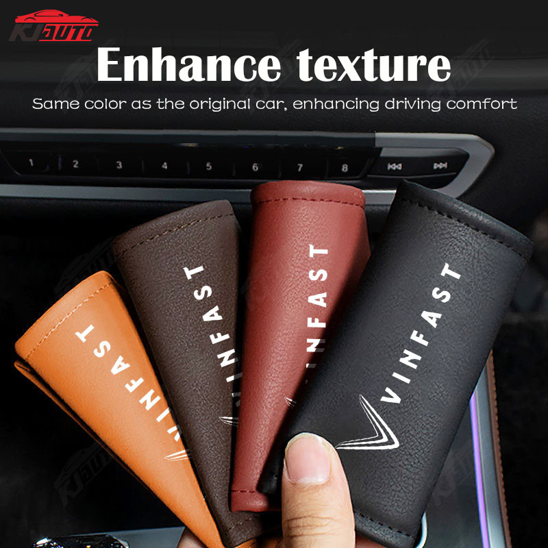 Vinfast Nội Thất Ô Tô Tay Nắm Cửa Bao Da Chống Trầy Xước Và Vết Bẩn Phụ Kiện Cho VF 8 VF 9 VF E34 Lux A Fadil President SA VF E34