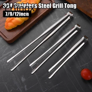 Yylingx 1 Kẹp Thực Phẩm, Kẹp Nướng Inox 304 Dày, Chống Trơn Trượt 7 / 9 / 12Inch Đa Năng BBQ Bít Tết Kẹp Phụ Kiện Tiện Ích Nhà Bếp