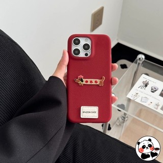 Vỏ Dachshund Thêu Cho Xiaomi 15 Pro 14 Pro 13 Pro 12 12X 12S Poco X6 X5 F6 F5 Pro F3 F2 Pro X3 GT X2 5G 4G Vỏ Điện Thoại Mềm Phong Cách Ins Hoạt Hình Dễ Thương Đơn Giản