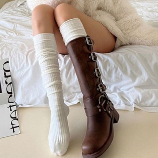 [Giao hàng từ Việt Nam] Tất bó sát Oakandme, made from pure cotton, thời trang giữ ấm cho mùa thu đông