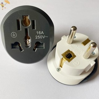[Gou] 1 Bộ Chuyển Đổi Phích Cắm EU Đa Năng 16A USto EU Ổ Cắm Chuyển Đổi AU US UK CN Sang EU VN