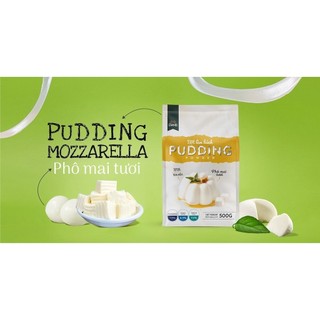 [Ảnh thật] Bột pudding hương trái cây Dans túi 500g