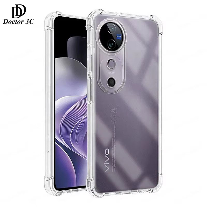 Ốp điện thoại trong suốt chống sốc thời trang cho VIVO V50 V40E V40 Lite V30 V30E V29 V29E V27 V27E V25 V25E V23 V23E V21 V21E V20 SE Pro V19 NEO V17 5G 4G 2025