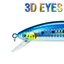 6 Màu 13cm / 38g Chìm Crankbait Minnow Mồi Câu Cá Wobbler Swimbait Với 2 Móc Treble Mồi Cứng Nhân Tạo Cho Cá Hồi Bass Perch Pike.