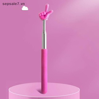 [-d] Con trỏ giáo viên có thể thu vào Thiết kế ngón tay bằng kính thiên văn bằng thép không gỉ Con trỏ giảng dạy Stick Đồ dùng giáo viên cho lớp học {vn}