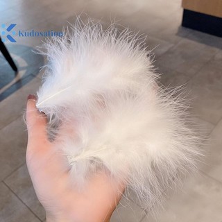 Kudosation Trắng Thiên Nga Ngọc Trai Mũ Kẹp Tóc Cổ Tích Phụ Kiện Tóc Kẹp Bên