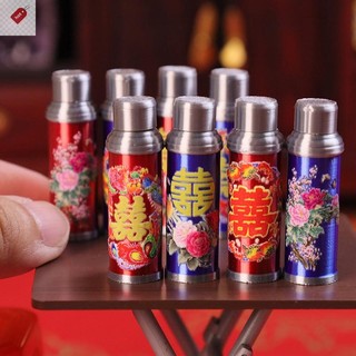 ALIK 1 / 12 Nhà Búp Bê Trung Quốc Hoài Cổ Cảnh Bình Nước Ấm Đồ Chơi Mô Hình Nhà Búp Bê Thu Nhỏ Phụ Kiện Nhà Búp Bê Trang Trí VN