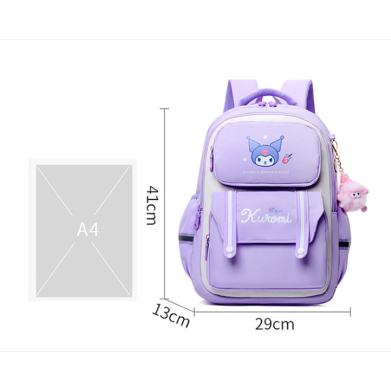 YT2 Sanrio Cinnamoroll Hoạt Hình Ba Lô Học Tiểu Học Nhẹ Dung Tích Lớn Trẻ Em Túi Đi Học Túi TY2