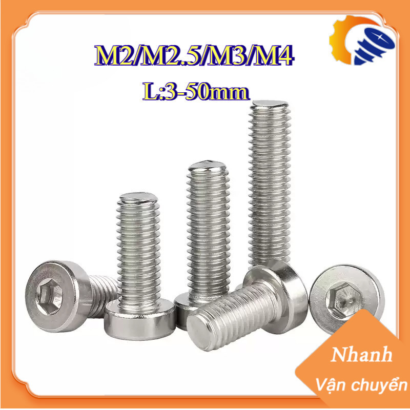 ốc lục giác/ốc lục giác chìm/M2 / m2.5 / m3 / m4 Ốc Vít Lục Giác /Ốc ...