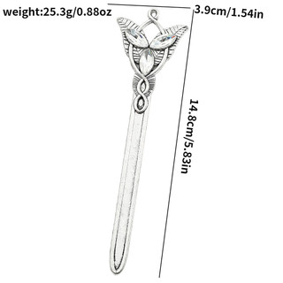 SQ3 Sáng Tạo Chúa Tể Của Những Chiếc Nhẫn Hobbit Evenstar Thép Không Gỉ Đánh Dấu Trang Quà Tặng Cho Trẻ Em Quà Lưu Niệm QS3