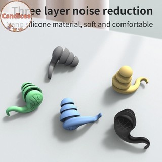 Nút tai cách âm Csndices để ngủ Miếng đệm tai silicon mềm Bảo vệ tiếng ồn Du lịch Bảo vệ tái sử dụng Nút chặn âm thanh Nút tai VN
