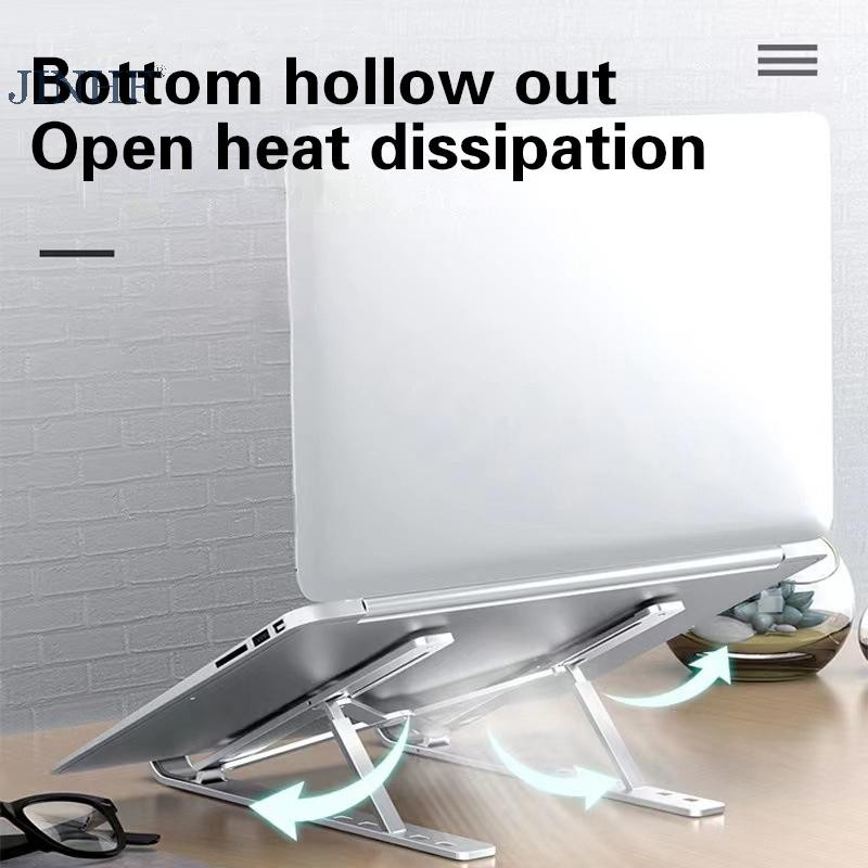 JINHF 8 Gear Có Thể Gập Lại Giá Đỡ Laptop Di Động Máy Tính Xách Tay Hỗ Trợ Đế Có Thể Điều Chỉnh Nâng Làm Mát Phụ Kiện Laptop HOT