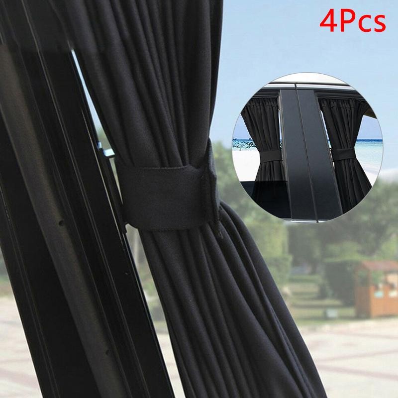 Tmoy 4 Chiếc Ô Tô Chống Tia UV Tấm Che Nắng Rèm Bên Cửa Sổ Tấm Che Lưới Lá Chắn TCS