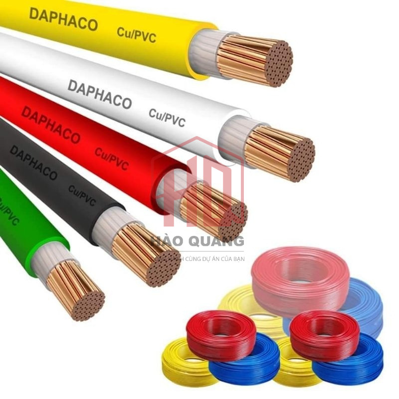 Dây Điện Daphaco 6.0mm Lõi Đồng Nguyên Chất | Dây Điện Đơn Cao Cấp | Đạt Chuẩn TCVN