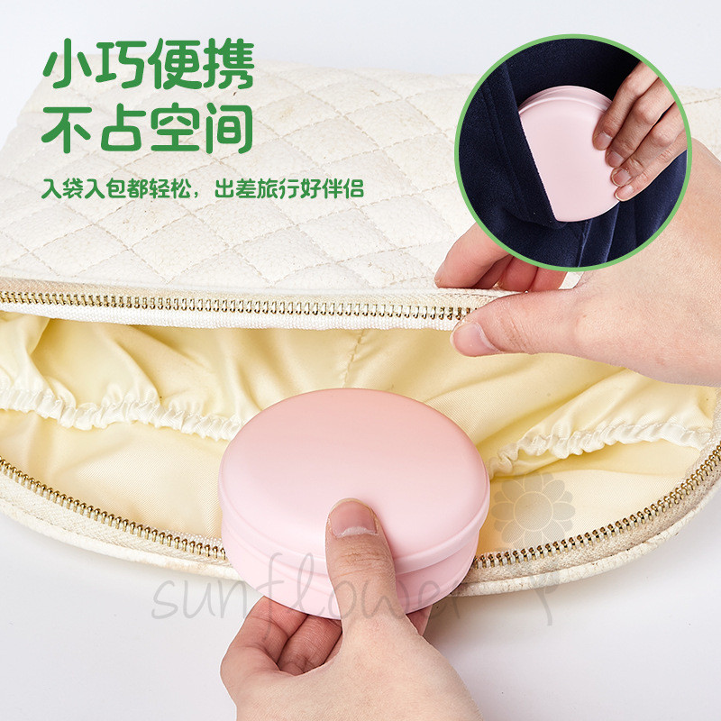 [hướng dương] Cốc nước có thể gập lại Macaron Dopamine Du lịch di động dễ thương
