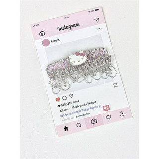 Phiên bản Hàn Quốc Kẹp tóc tua rua Nhấp Nháy kitty Nữ