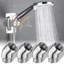 Bộ điều chỉnh góc vòi hoa sen YUJUNI, Bộ điều khiển góc vòi hoa sen khuỷu tay 1 / 2 inch cầm tay, Cổng đa năng tiện lợi Mở rộng cánh tay vòi hoa sen 135 độ